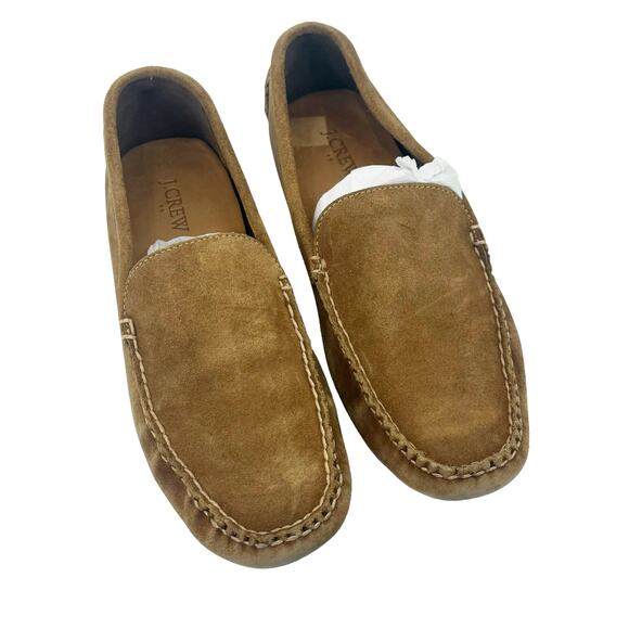 J. Crew Men\'s BF764 Leather Upper Driving Loafer Flat Slip-On Tan Size 10.5 main image 6